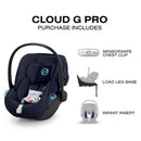 Cybex - Cloud G Pro Comfort Extend Infant Car Seat, Ocean Blue Image 4