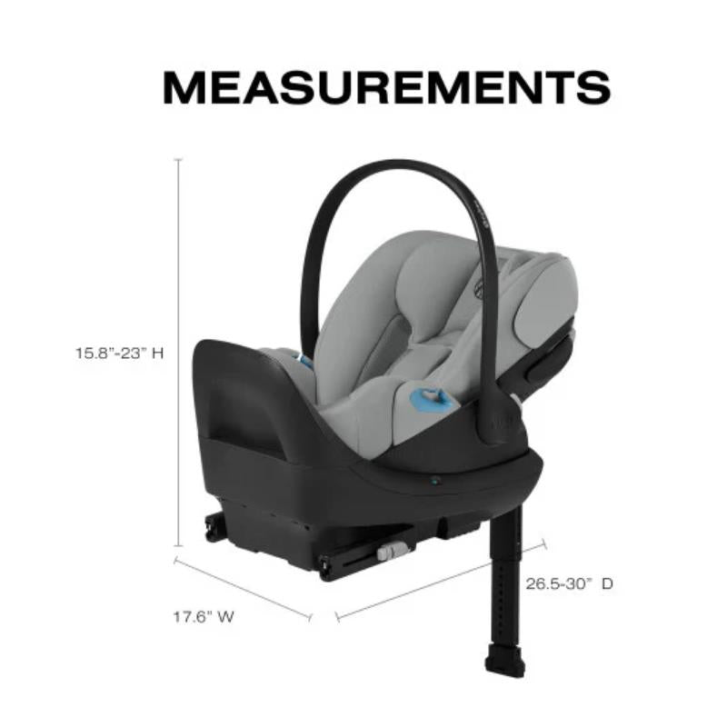 Cybex - Cloud G Pro Comfort Extend Infant Car Seat, Stone Grey Image 3
