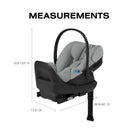 Cybex - Cloud G Pro Comfort Extend Infant Car Seat, Stone Grey Image 3