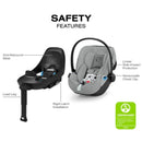 Cybex - Cloud G Pro Comfort Extend Infant Car Seat, Stone Grey Image 5