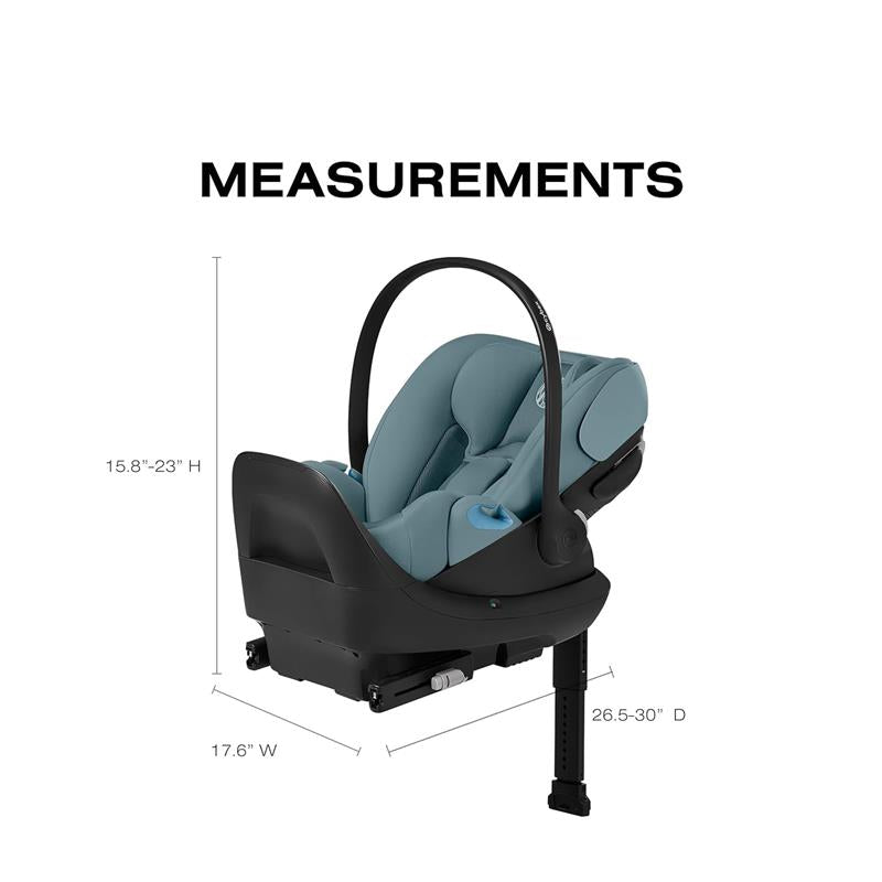 Cybex Cloud G Pro Comfort Extend Infant Car Seat, Stormy Blue Image 8