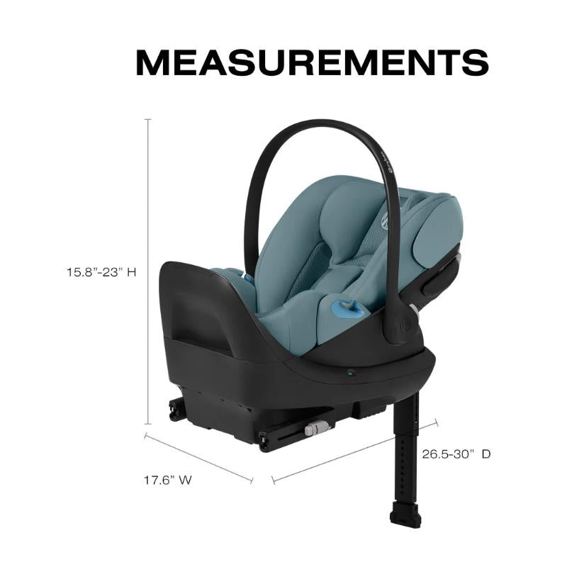 Cybex - Cloud G Pro Comfort Extend Infant Car Seat, Stormy Blue Image 4