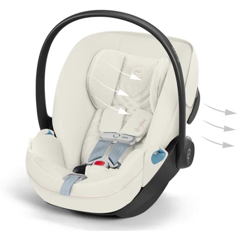 how to take cover off cybex car seat Cybex Cloud T Comfort Extend Infant Car Seat With Sensorsafe, Off White
