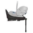Cybex Cloud T Comfort Extend Infant Car Seat with SensorSafe, Urban Mobility White