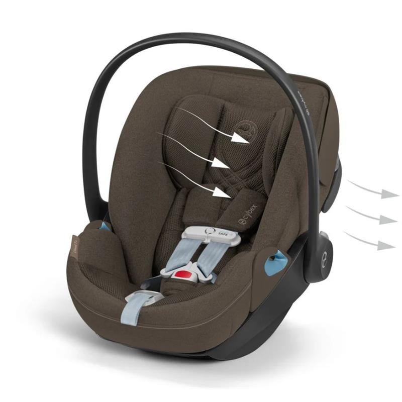 Cybex Cloud T SensorSafe Infant Car Seat, Coconut Brown Image 7