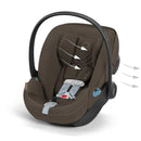 Cybex Cloud T SensorSafe Infant Car Seat, Coconut Brown Image 7