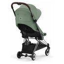 Cybex - Coya Compact Stroller, Chrome Dark Brown/Leaf Green Image 5