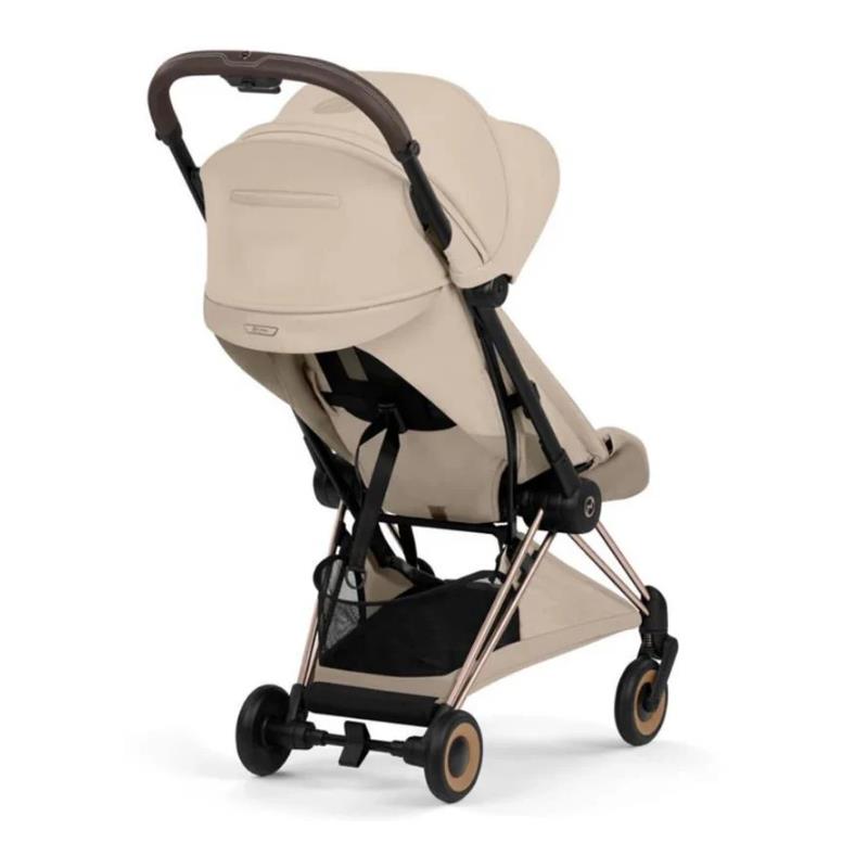 Cybex Coya Stroller Rose Gold Frame/Cozy Beige Lux Seat Image 5