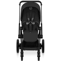 Cybex E-Priam Stroller, Matte Black Frame/Sepia Black Lux Seat Image 2