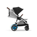 Cybex - Egazelle S Electronic Assist Stroller, Silver Frame With Moon Black Seat Image 7