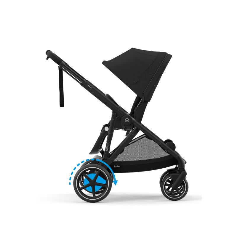 Cybex - Egazelle S Single-to-Double Stroller, Black Frame/Moon Black Image 9