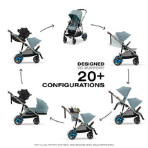 Cybex - Egazelle S Single-to-Double Stroller, Black Frame/Moon Black Image 2
