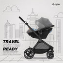 Cybex - EOS 5-in-1 Travel System Stroller + Lightweight Aton G Infant Car Seat, Lava Grey Image 4