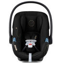 Cybex - EOS 5-in-1 Travel System Stroller + Lightweight Aton G Swivel Infant Car Seat, Moon Black, Silver Frame Image 6