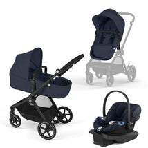 Cybex - EOS Stroller + Aton G Infant Car Seat, Ocean Blue Image 1