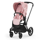 Cybex Epriam Stroller - Matte Black/Simply Flowers Pink Image 1