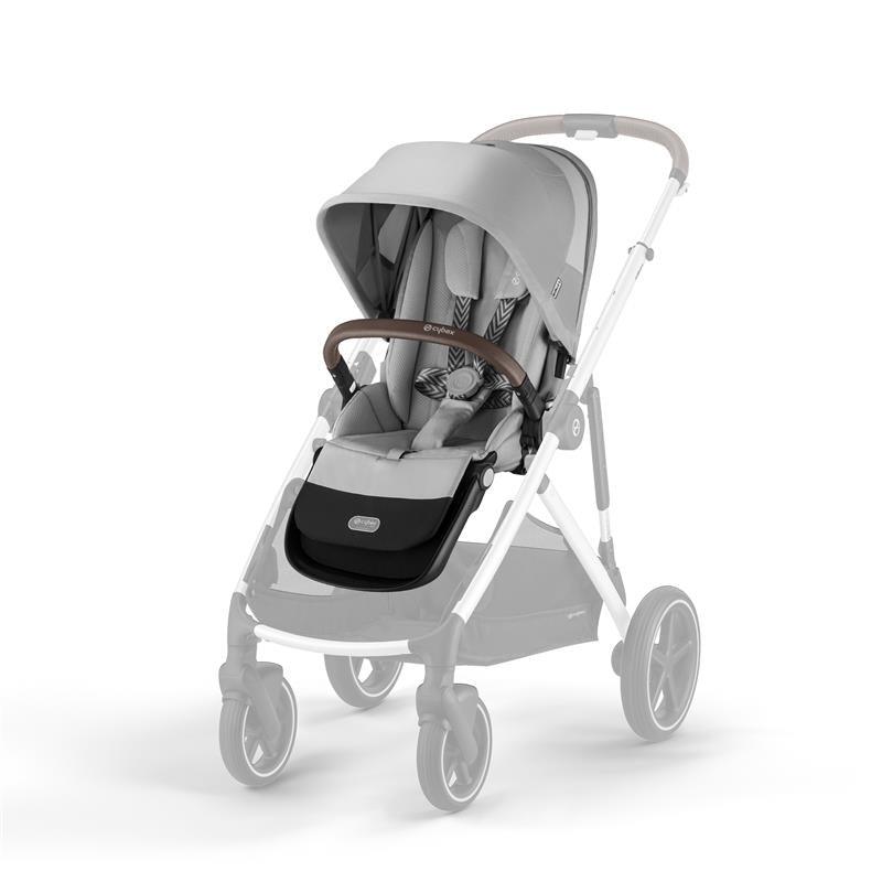 Cybex - Gazelle S Second Seat, Lava Grey With Silver Frame Image 2