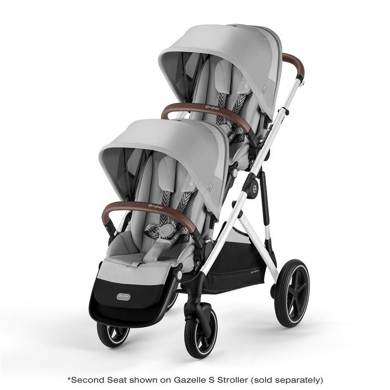 Cybex - Gazelle S Second Seat, Lava Grey With Silver Frame Image 3