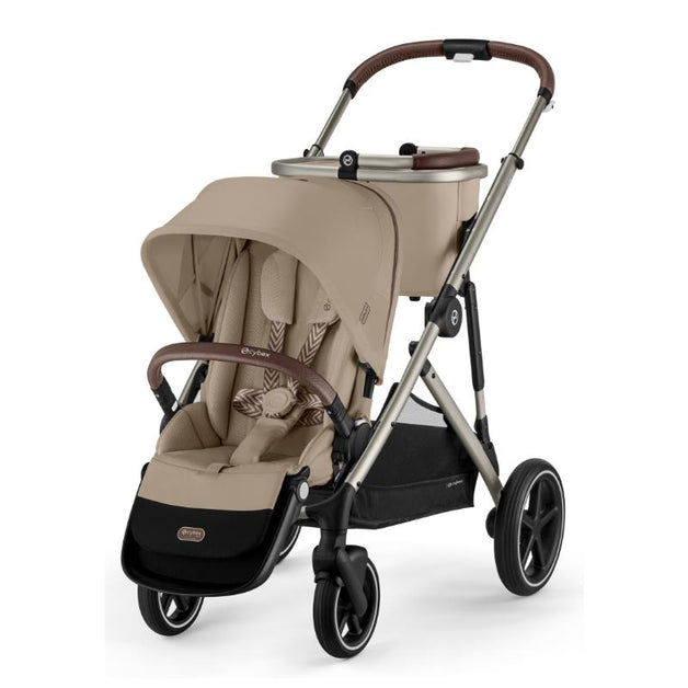 Cybex Gazelle S Stroller Almond Beige / Taupe Frame