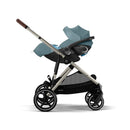 Cybex - Gazelle S 2 Single-to-Double Stroller, Taupe Frame/Storrmy Blue Image 4