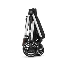 Cybex - Gazelle S 2 Stroller, Black Frame With Moon Black Seat - Free Gazelle S Cot  Image 2
