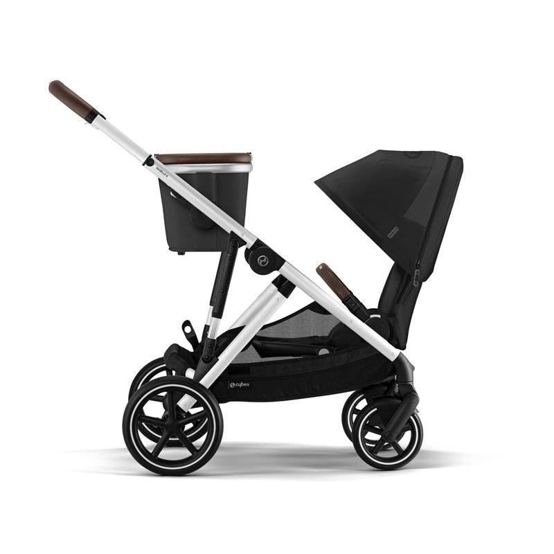 Cybex - Gazelle S 2 Stroller, Silver Frame With Moon Black Seat Image 8