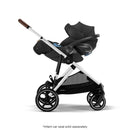 Cybex - Gazelle S 2 Stroller, Silver Frame With Moon Black Seat Image 10