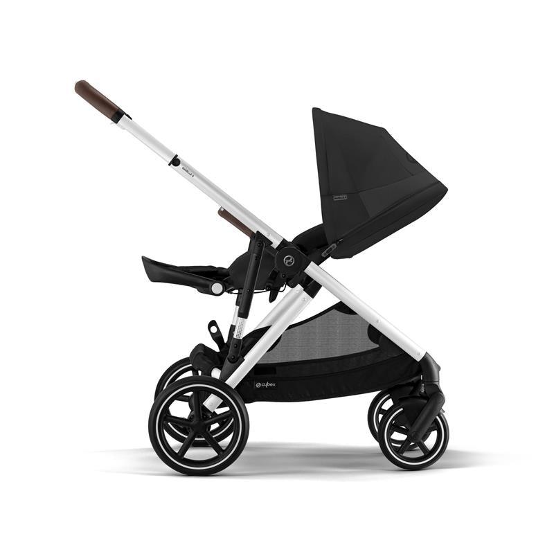 Cybex - Gazelle S 2 Stroller, Silver Frame With Moon Black Seat Image 5