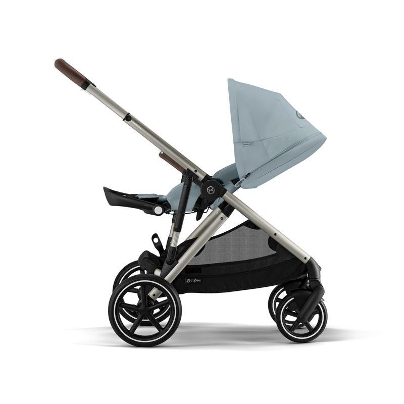 Cybex - Gazelle S Stroller, Taupe Frame With Sky Blue Seat Image 6