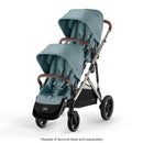 Cybex - Gazelle S Stroller, Taupe Frame With Sky Blue Seat Image 8