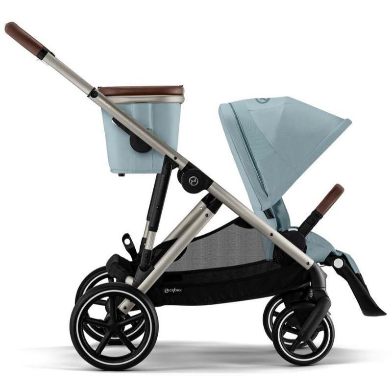 Cybex - Gazelle S Stroller, Taupe Frame With Sky Blue Seat Image 1