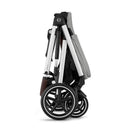 Cybex Gazelle S Single-to-Double Stroller, Silver Frame With Stone Grey Seat Image 3