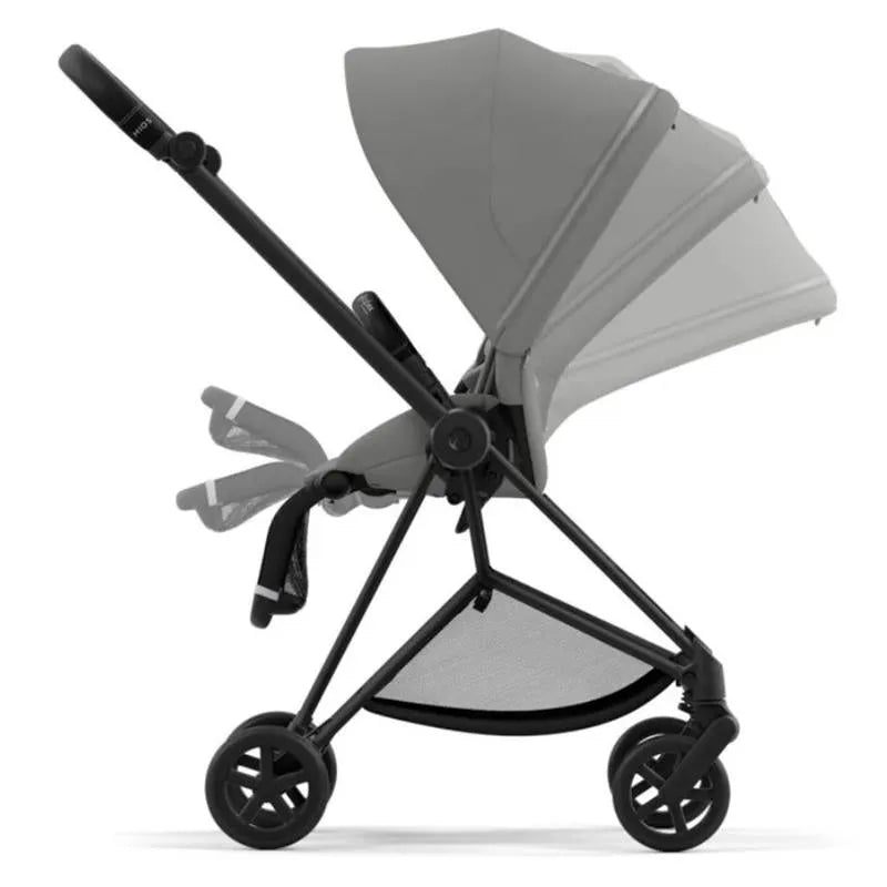 Cybex - Mios 3, Matt Black/Black Frame + Mirage Grey Seat Pack Image 3