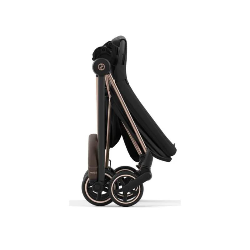 Cybex - Mios 3 Stroller Rose Gold Frame & Sepia Black Seat Pack Image 4