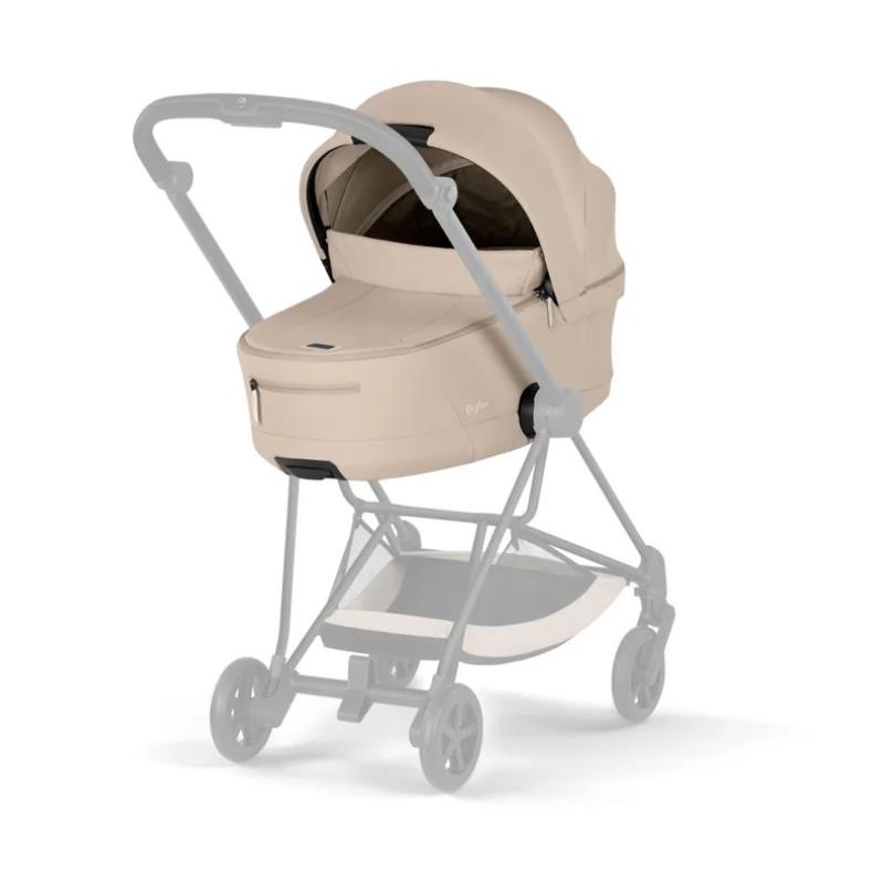 Cybex Mios/Coya Fold Lux Carry Cot, Cozy Beige Image 3