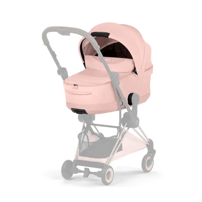 Cybex Mios/Coya Fold Lux Carry Cot Style Collection, Peach Pink  Image 3