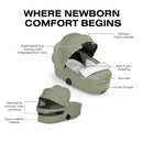 CYBEX MIOS/COYA Fold Lux Carry Cot Style Collection, Sage Green Image 4