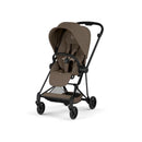 Cybex Mios Stroller, Matte Black Frame/Coconut Brown Lux Seat Coconut Brown Image 1
