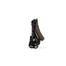 Cybex Mios Stroller, Matte Black Frame/Coconut Brown Lux Seat Coconut Brown Image 4