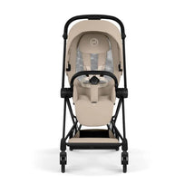 Cybex Mios Stroller, Matte Black Frame/Cozy Beige Lux Seat Image 2