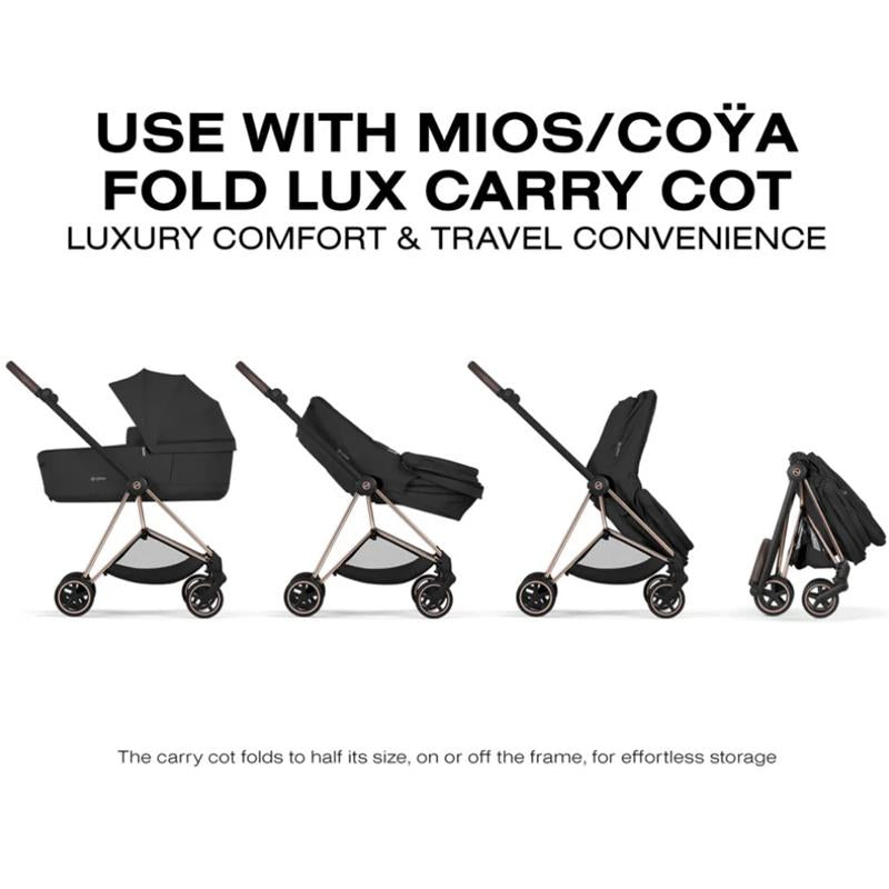 Cybex Mios Stroller, Matte Black Frame/Sepia Black Lux Seat Image 9