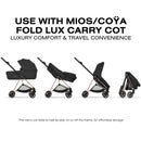 Cybex Mios Stroller, Matte Black Frame/Sepia Black Lux Seat Image 9