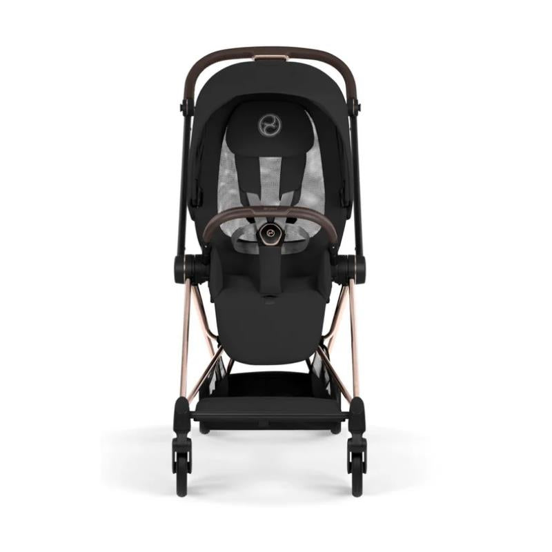 Cybex Mios Stroller, Rose Gold Frame/Sepia Black Lux Seat Image 2