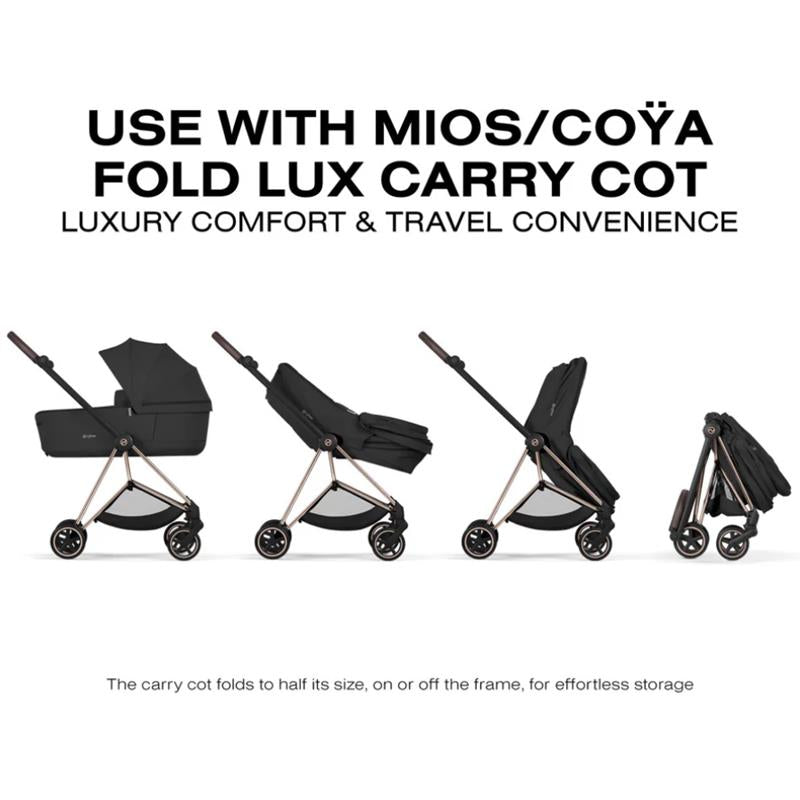 Cybex Mios Stroller, Rose Gold Frame/Sepia Black Lux Seat Image 9