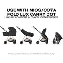 Cybex Mios Stroller, Rose Gold Frame/Sepia Black Lux Seat Image 9