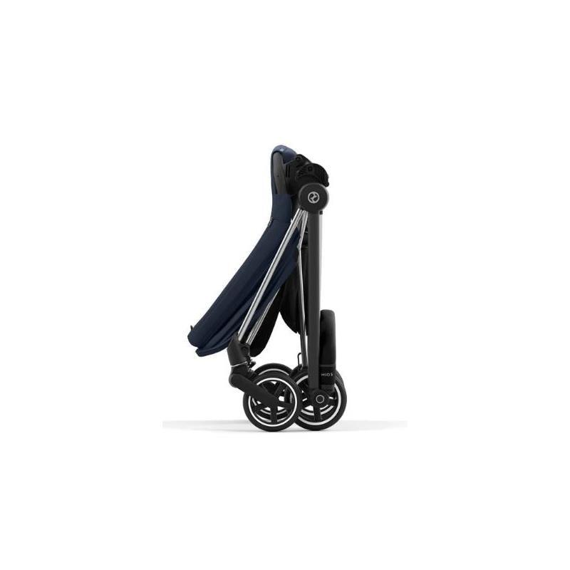 Cybex - Mios3 Stroller, Chrome/Black + Nautical Blue Seat Pack Image 2