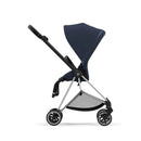 Cybex - Mios3 Stroller, Chrome/Black + Nautical Blue Seat Pack Image 3