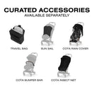Cybex Platinum Coya Stroller Style Collection, Chrome Frame/City Grey Lux Seat Image 9