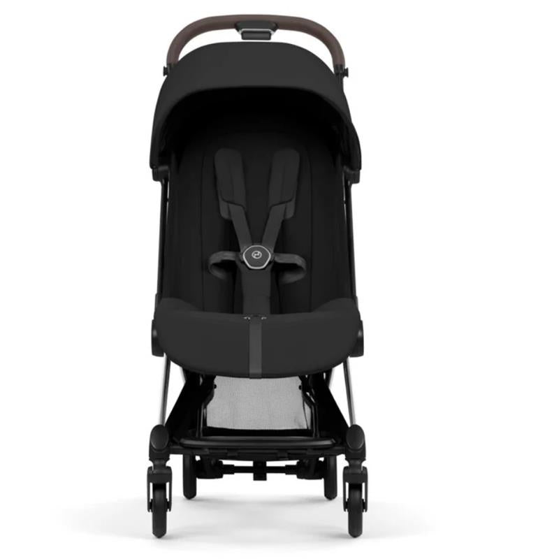 Cybex Platinum Coya Stroller Style Collection, Chrome Frame/Sepia Black Lux Seat Image 3