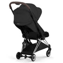 Cybex Platinum Coya Stroller Style Collection, Chrome Frame/Sepia Black Lux Seat Image 4